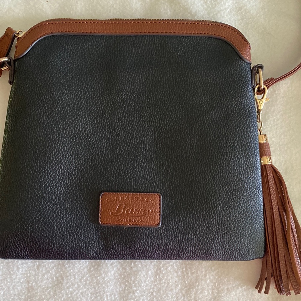 GH Bass pebble leather crossbody bag